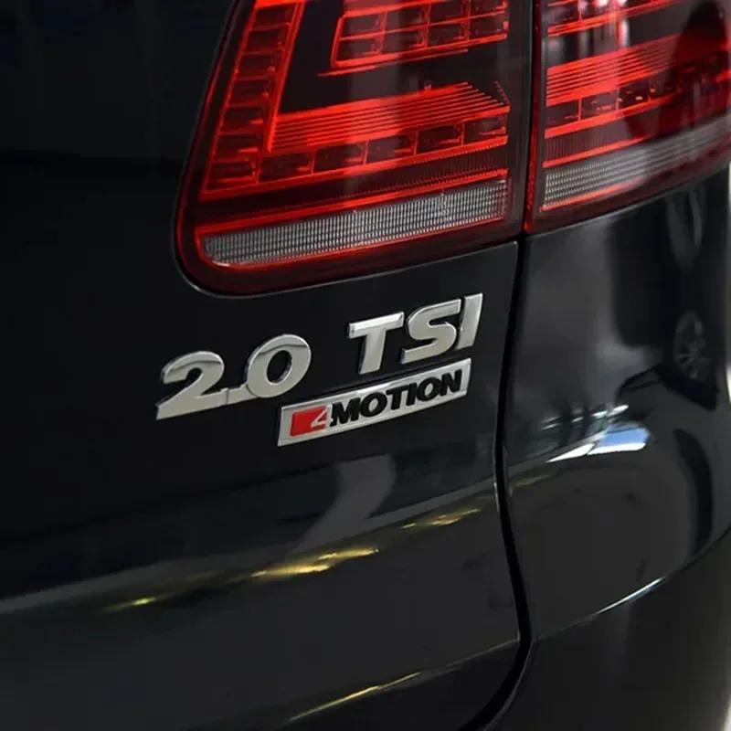 3D Metal 4MOTION Logo Car Rear Trunk Badge Emblem Sticker Decals
