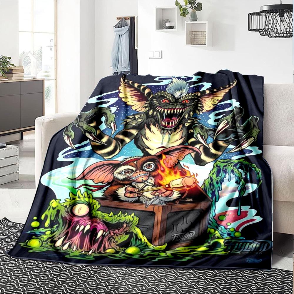 Gremlins Blanket Durable Comfort Suitable for Sofa Couch Picnics for All Occasions Modern Style Gifts For Family Or Friends