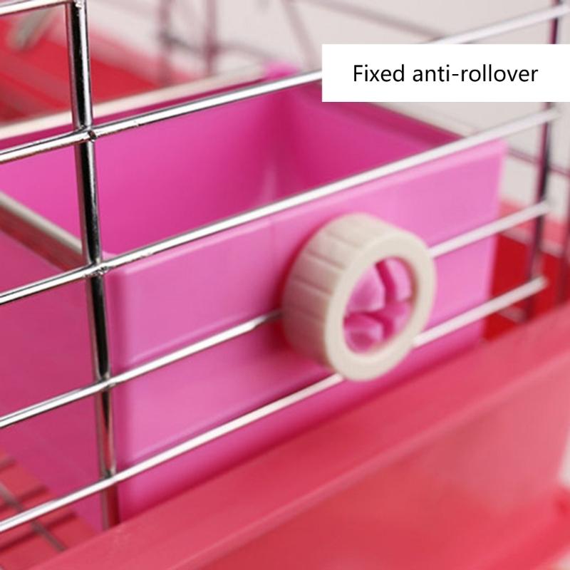 Rabbits Feeding Bowl Hanging Feeder for Small Pet Cage Hanging Food Bowl with Easy Install Screw for Hamster Guinea Pigs
