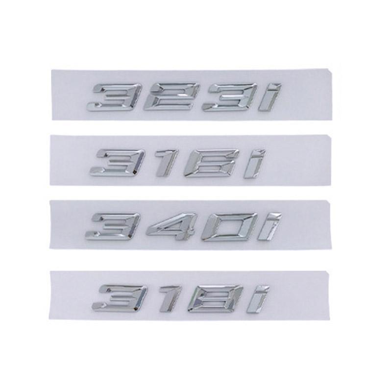 3D ABS Letters Car Rear Trunk Badge Emblem 316i 318i 320i 325i 328i 330i 335i 340i Logo For BMW F30 F31 G20 G21 G28 Accessories xn9