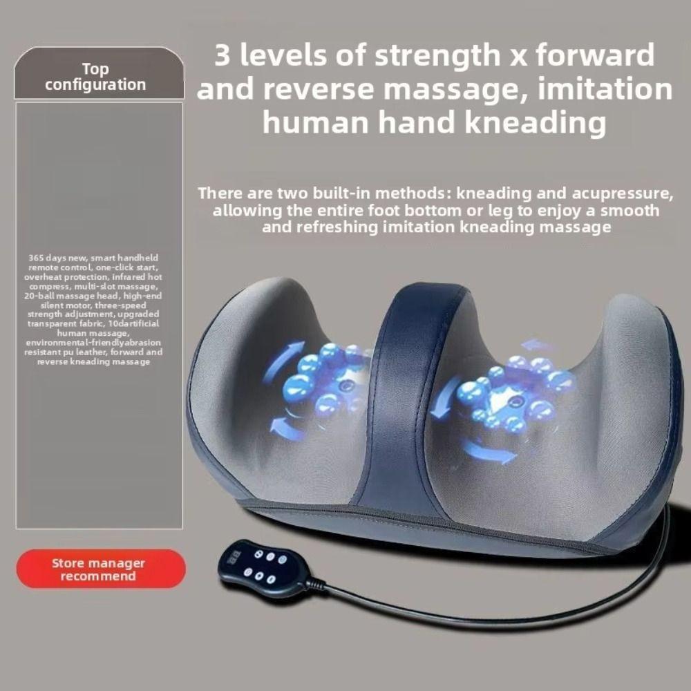 Rechargeable Electric Foot Massager Adjustable Intensity Kneading Massager  Office Use