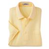 Polo Made In Pyramid for Spring and Walking [UNITED] Men's Short-sleeved Shirt, Japan, Pique, Washable, Summer, (L, Yellow)
