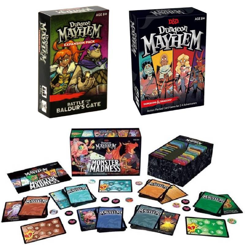 Exciting Dungeon Mayhem Strategy Game With Colorful Monsters For Family Fun