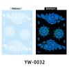 Glow In The Dark Indian Lace Tattoo Stickers - Henna Style Hand Body Art