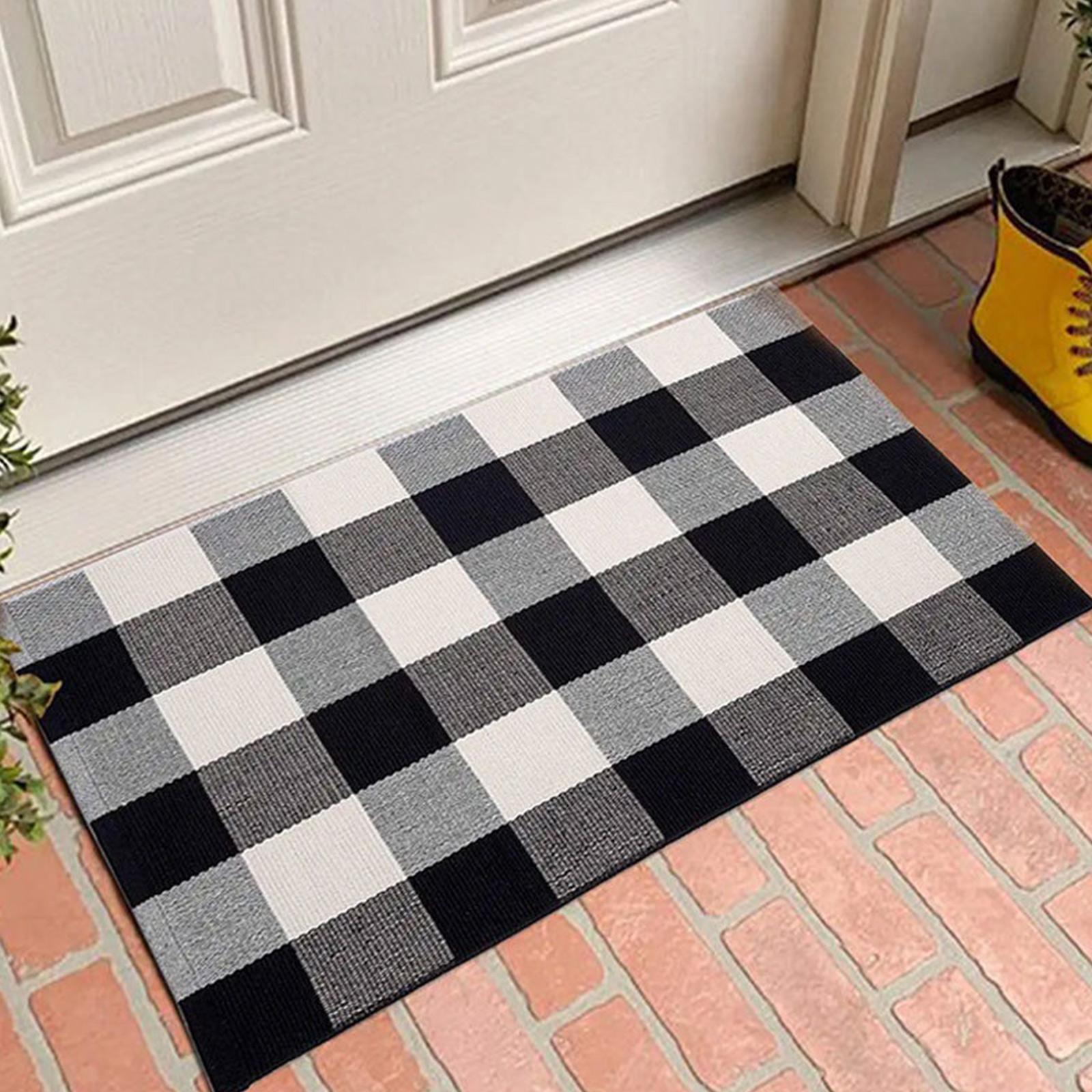 

Дверной коврик уличный входная дверь кухня прихожая напольный коврик декоративный осенний декор One Size белый