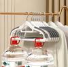 Non-slip Plastic Clothes Hangers Household Multifunctional Wet Dry Suitable for Hanging Clothes Bedroom Rack Organizers Storage