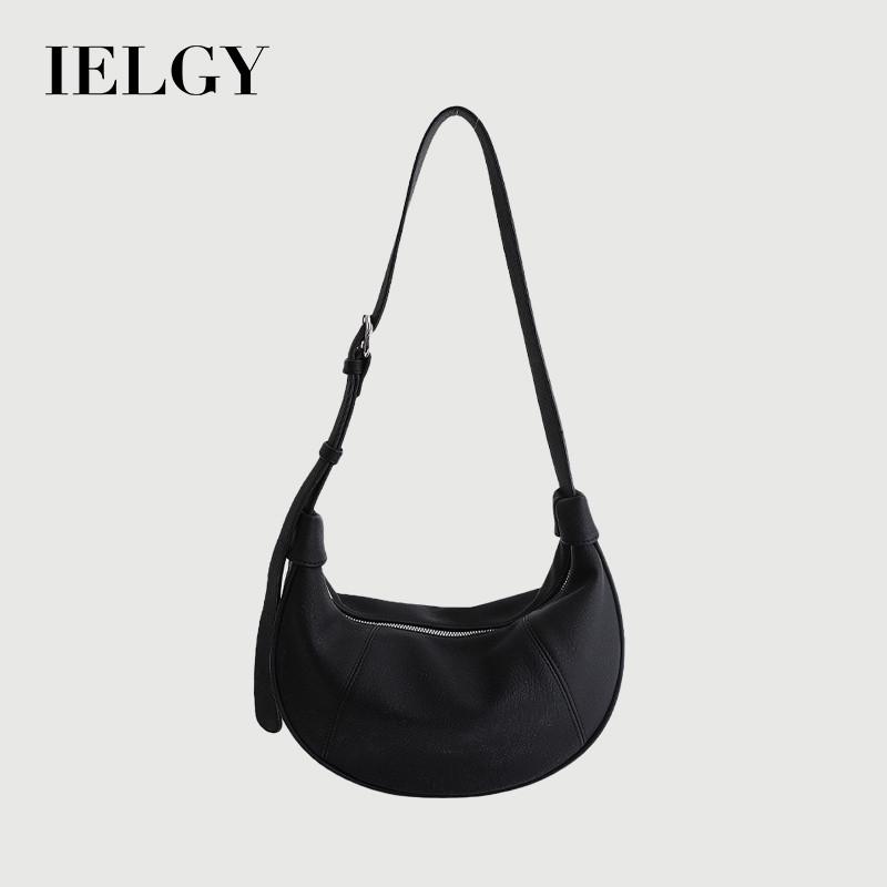 IELGY Ladies Messenger Bag Large Capacity Fashion Retro Spring Shoulder Dumpling Bag