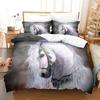 Animal Horse Bedding Sets Quilt Bed Cover Comforter Duvet Cover Pillow Case 2-3 Pieces Sets Kids Adult Bedroom Decoration