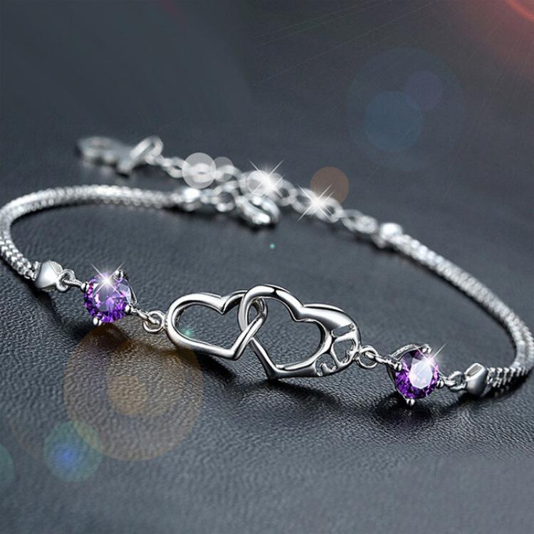 New 925 Sterling Silver Simple Style High Quality Romance Bracelet Chain For Women Engagement Party Wedding Jewelry Gift