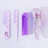 4pcs/set Cartoon Massage Comb Set, Suitable for All Types of Hair, Gifts, Portable Travel, Suitable for All Hair Types