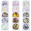 Nail Art Sequins Nail Patches Irregular Laser Sequins Aurora Cellophane Nail Art Trinkets Box