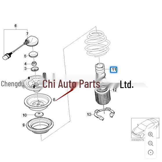Front Bump Stop Shock Absorber for BMW 7 Series E65/E66 (31331124449)