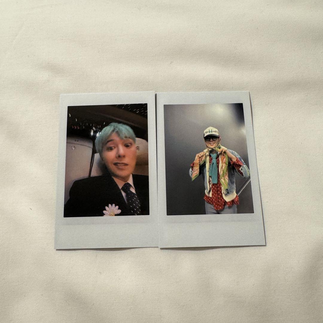 

[USED] G-DRAGON Übermensch Bonus Trading Card Polaroid Goods Jiyong