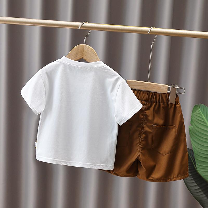 Stylish Summer Outfit For Boys Soft Cotton Two Piece Set For Ages 1 To 7 Years