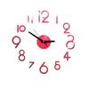 Number Wall Diy Clock 3d Mirror Sticker Modern Home Office Decor Art Decal