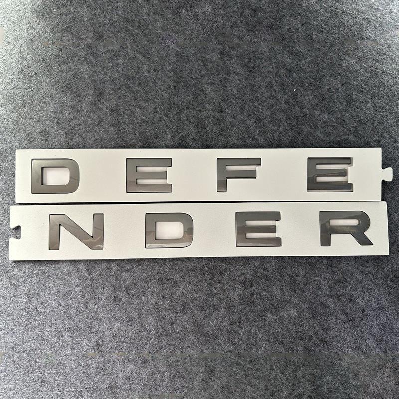 Land Rover Defender 2020-2023 Hood Letter Badge - Dark Tail Car Sticker Modification