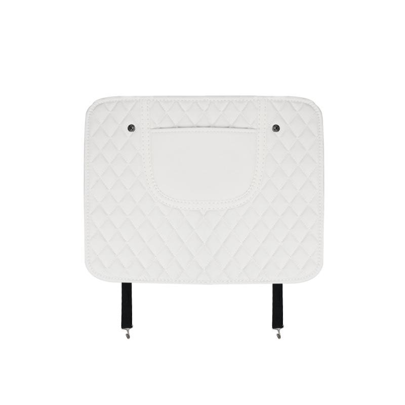 White Universal Car Seat Back Anti-Kick Pad Child Protection Rear Seat Cushion for Vehicle Safety Seat Back Kick Protector