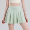 Women's Summer Casual Square Neck Dress With Pockets Cute Sleeveless High Waisted A-Line Vest Skirt