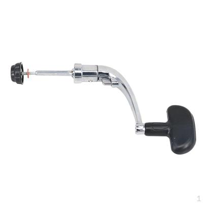 Fishing Handle Reel Single Knob Replacement Baitcasting Accessories Silver