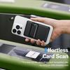 AHASTYLE WG151 Magnetic Wallet Card Holder Compatible with MagSafe Silicone Case Phone Stand