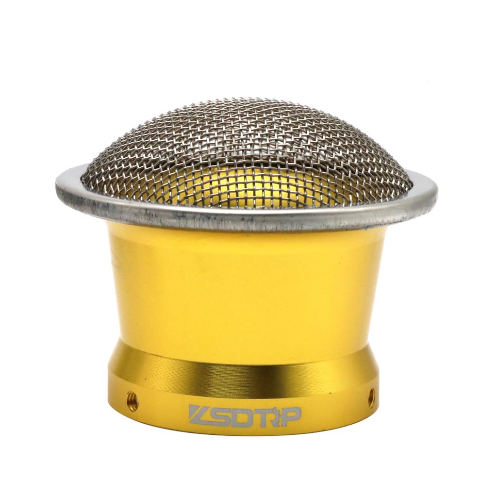 ZSDTRP 50mm Motorrad Vergaser Velocity Stack Motorrad Vergaser Luftfilterbecher Trichter Mit Gaze Für PWK 21-34mm PE28 30