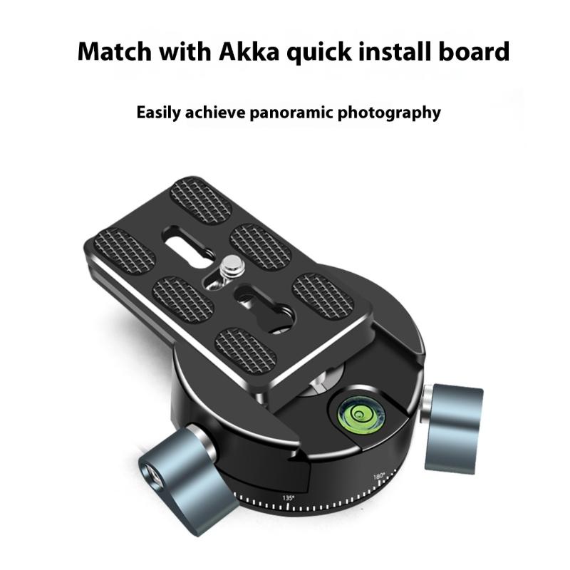 360° drehbare Kamera-Stativhalterung mit Dämpfungssystem Arca Swiss Schnellwechselplatte 5 kg Tragfähigkeit Aluminium-Stabilisatoren für professionelle Fotografie