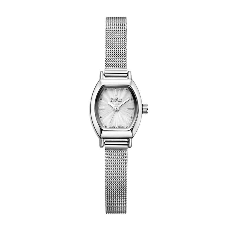 Mini Lady Women's Watch Japan Quartz Fashion Hours Dress Bracelet Simple Stainless Steel Strap Girl‘s Birthday Gift Julius Box