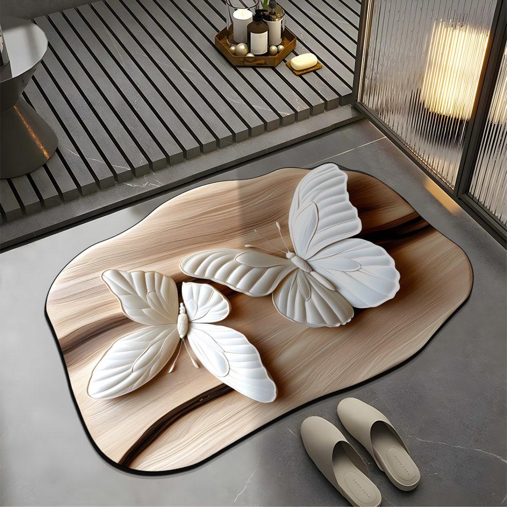Anti Slip Floor Mat Bathroom Toilet Door Dirt Resistant Household Maintenance Bathroom Floor Mat Water Absorbing