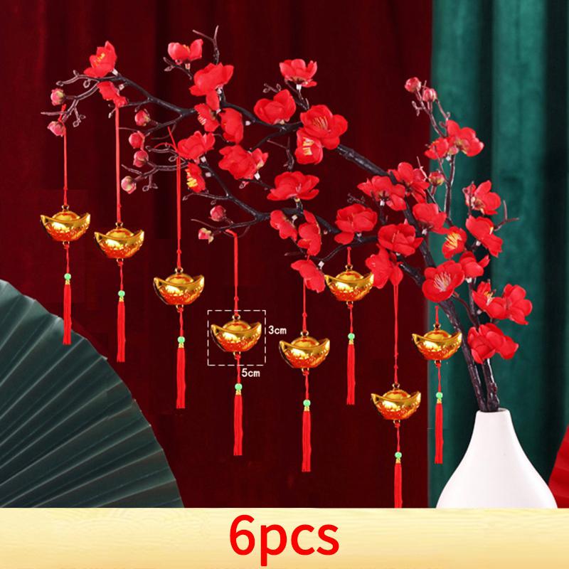 2025 Spring Festival Lantern Pendant Chinese New Year Ornaments Party Hanging Decor Bonsai Pendants Lunar New Year Decoration