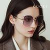 Sunglasses GG0400S 005 Square Metal UV Protection Women's