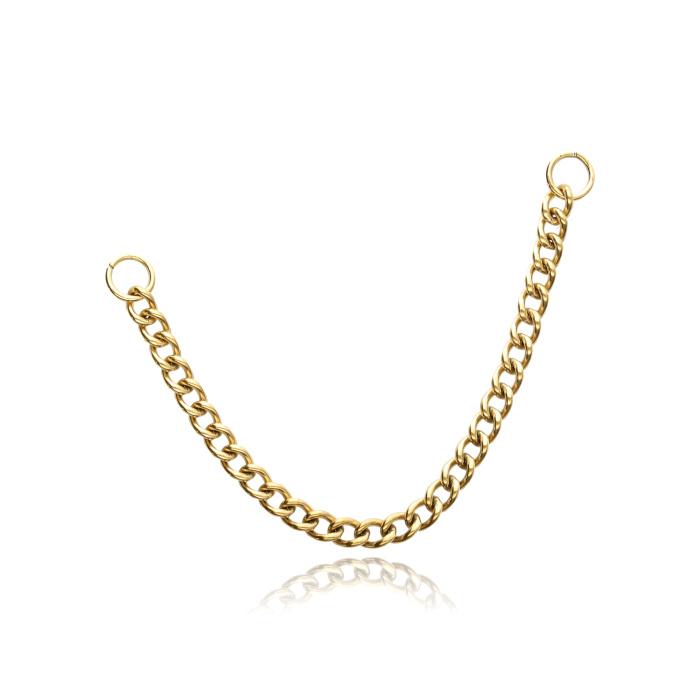 Titanium Chain - Gold - D-061 40 Mm