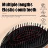Damski grzebień z poduszką powietrzną, Masaż włosów kręconych, Przeciw kołtunieniu się, Gładki grzebień, Przenośny antystatyczny zakrzywiony grzebień Królowej