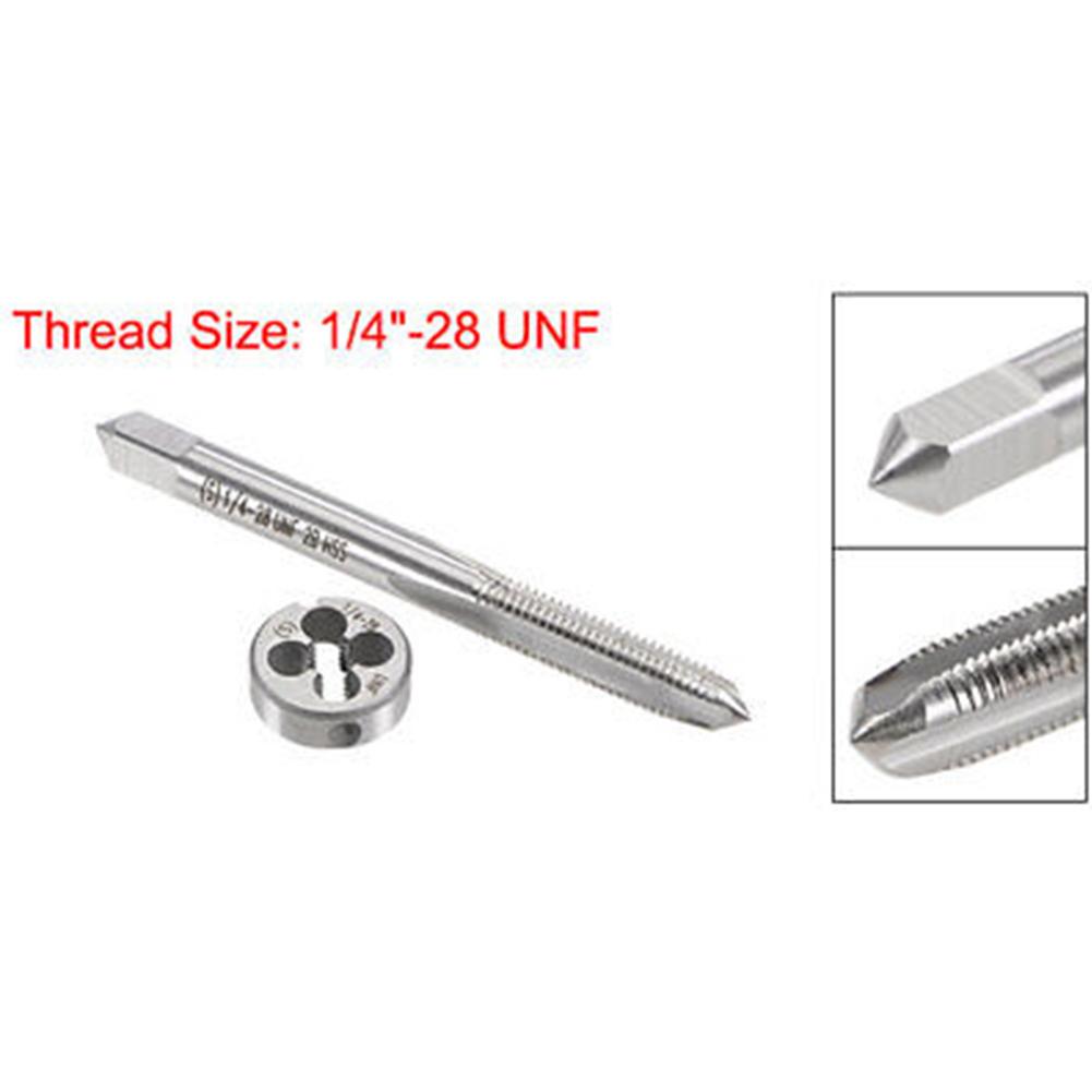 Jeu de tarauds et filières 1/4"-28 UNF Raccords HSS Travail du métal
