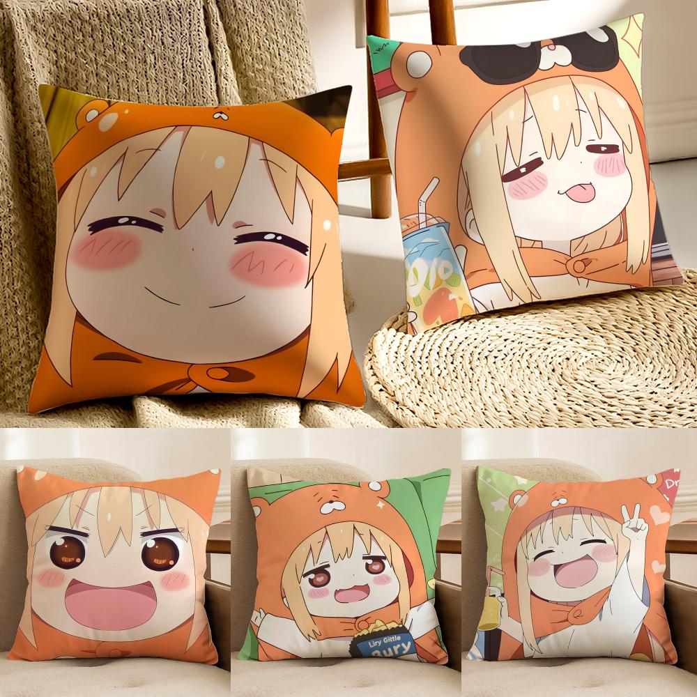 Süßer fauler japanischer Anime HHimouto Umaruchan Kissenbezug Kissenhülle Antimilben Wohnzimmer Sofa Dekor Kissen Zimmer