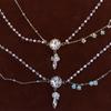 Ornaments Photo Props Eyebrows Pendant New Year Side Clip Hair Accessories Crystal Head Chain