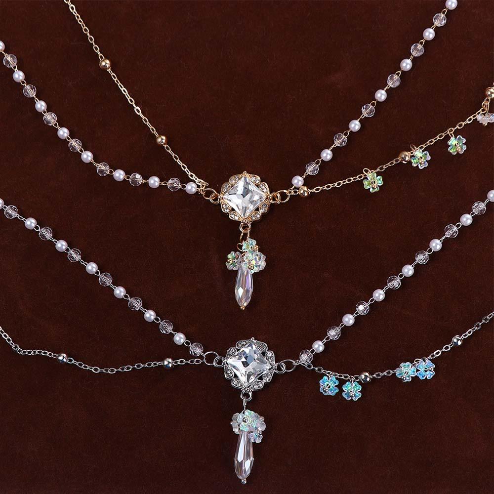 Ornaments Photo Props Eyebrows Pendant New Year Side Clip Hair Accessories Crystal Head Chain
