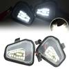 Fit For VW Scirocco137 2008- For VW EOS 1F7 1F8 2009-2015 2PCS LED Puddle Light Under Side Mirror Light