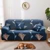 Gedruckter Stretch-Sofabezug mit Kissenbezug, Couchbezug, Möbelschutz für Schlafzimmer, Büro, Wohnzimmer, Heimdekoration