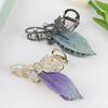 Shiny Rhinestone 10Cm Leaf Hair Claw Women Large Butterfly Flower Pearl Hair Shark Clip Exquisite Party Hair Accessories Gifts