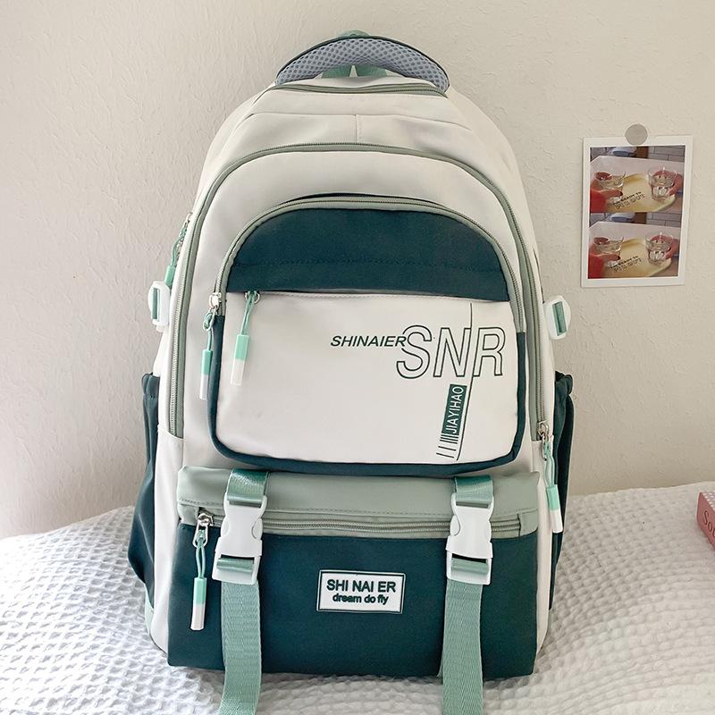 

Школьный рюкзак Детский для девочек начальной школы Ученики средней школы Большой вместимости Для мальчиков Ученики старшей школы Студенты колледжа Рюкзак