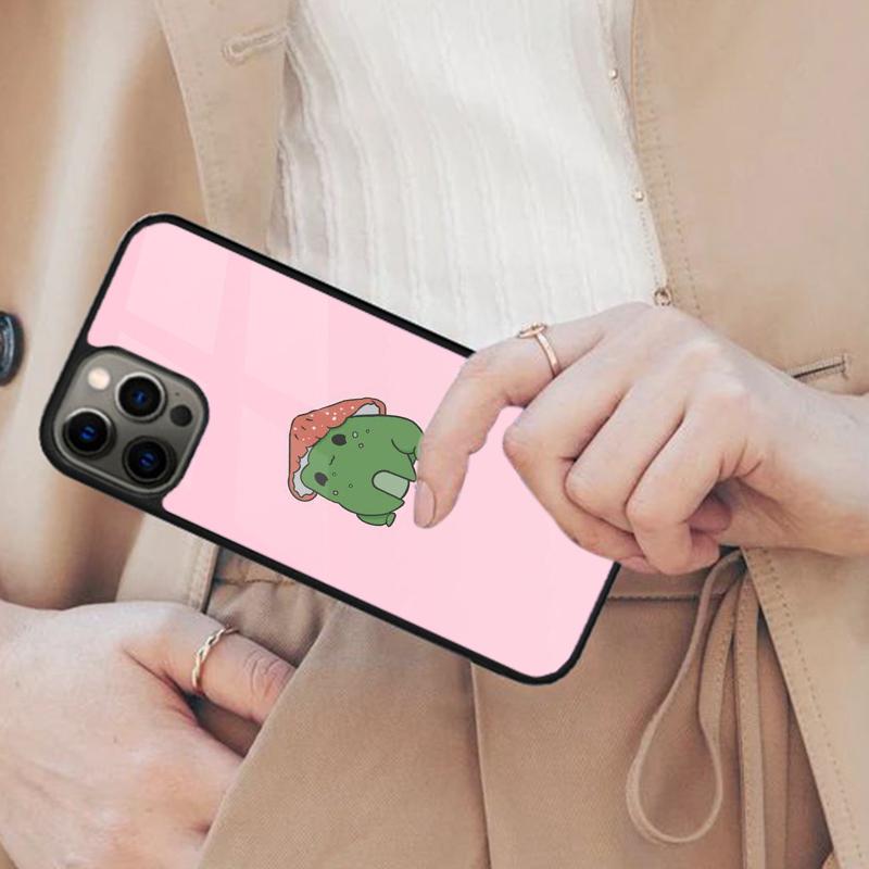 

Mint Green The Frog Mushroom Magnetic Phone Case For APPLE iPhone 17 Air 16 14 13 12 Pro Max 15 Plus Charge With MagSafe Cover iPhone 13mini