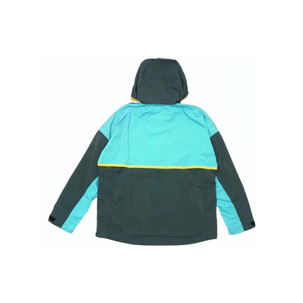 Nike Colorblock Hooded Half-Zip Long Sleeve Jacket Men Outerwear Dark-Blue 931907-375