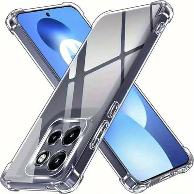 Thick Shockproof Silicone Phone Case For Motorola Edge 60 Fusion 50 Pro 40 Neo Moto G55 G75 G85 G84 G54 5G Protect Clear Cover
