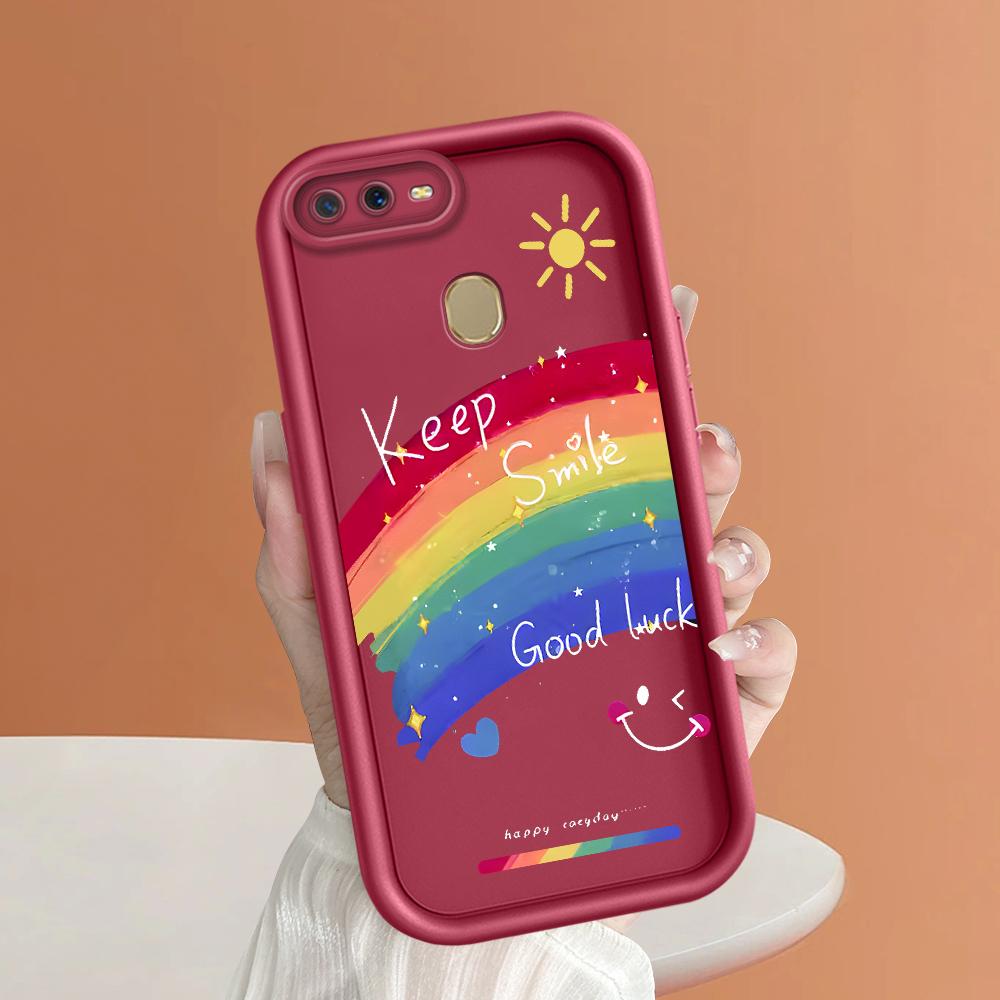 Coque de protection antichoc en silicone souple avec motif de dessin animé pour appareil photo OPPO Reno Realme OnePlus