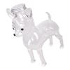 Clear Glass Pet Treat Jar Tight Lid Simple Storage For Parties Incidents