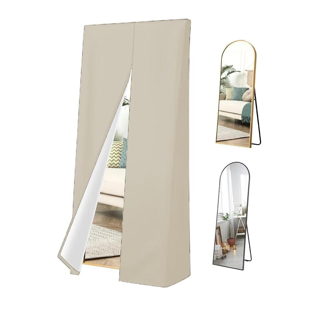 

Пылезащитный чехол для зеркала в полный рост из ткани Оксфорд, обеспечивающий отличную пылезащиту и антивозрастные свойства. 42x5x150cm грязно-белый