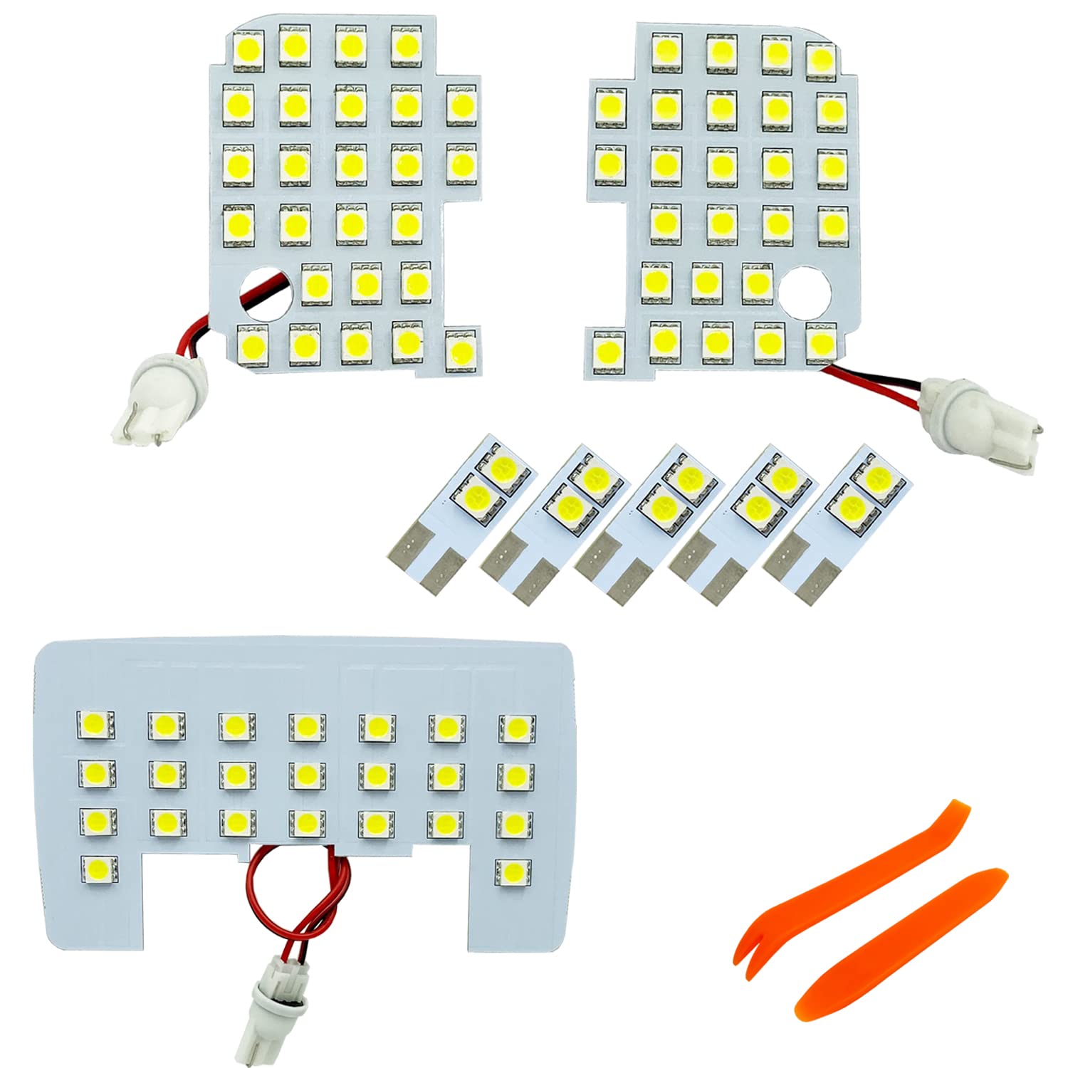 

TORIBIO Interior Interior White 6000K Brighter than OEM LED Interior Rear Center Luggage OEM No Modification Easy Includes Special Tools белый