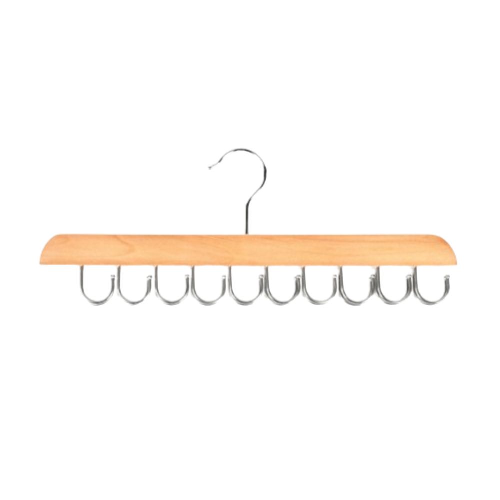 

with 14/20 Hooks Closet Organizer Wood Tank Top Hangers Bra Hanger for Closet for Home yellow-20hooks
