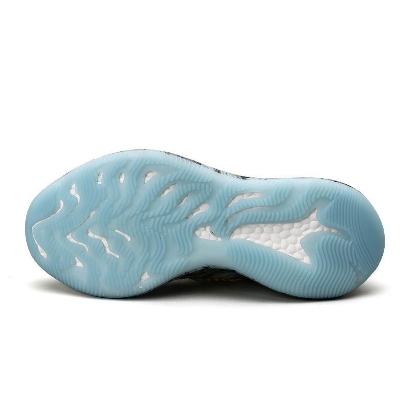 New Autumn and Winter Popcorn Large-size Sports and Casual Shoes Breathable Men's Shoes Student Flying Mesh Mens Shoes