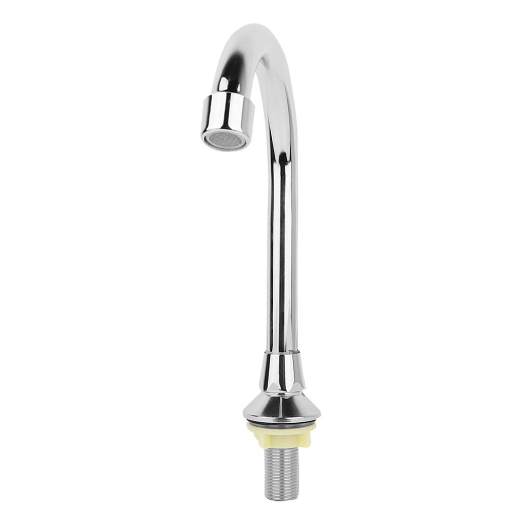 G1/2" Banyo Laboratuvar Havzası Lavabo Ayak Pedalı Musluk Tıbbi Sıcak Soğuk Bakır Pedal Su Musluğu